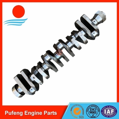China Doosan wheel loader spare parts DL200 DL250 DX180 replacement forged steel DL06 crankshaft 65.021010069 65.021010064 supplier